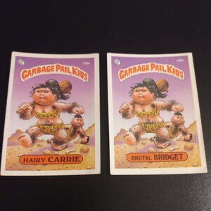 1985 Garbage Pail Kids Original Series 2 56a &56b